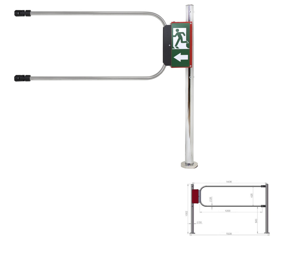 ST-GR014EC-SS Калитка