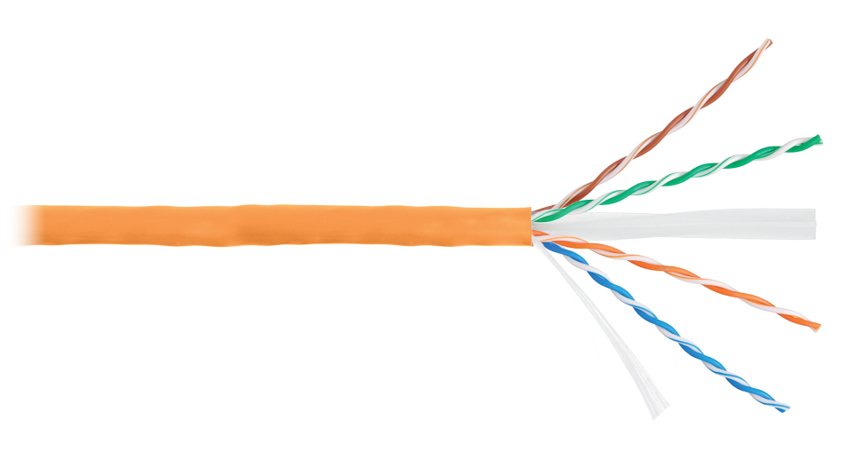 U/UTP 4pair, Cat6, Solid, In, нг(А)-HF (NMC 4140C-OR) Кабель «витая пара» (LAN) для структурированных систем связи