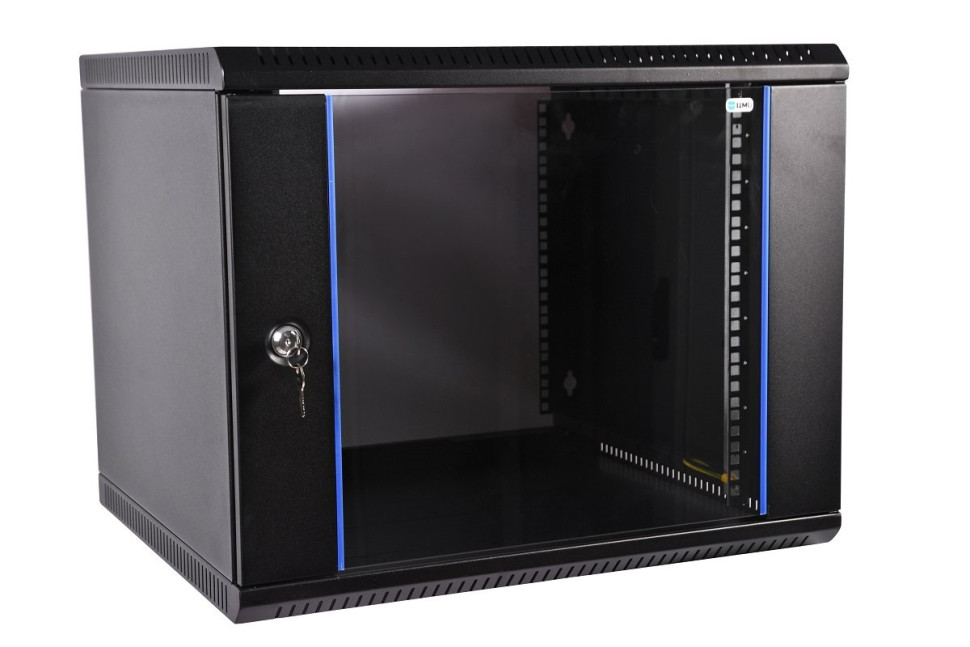 ШРН-Э-12.500-9005 Шкаф телекоммуникационный 19" настенный 12U