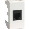 Розетка RJ-45 Viva 1 модуль белая (45038) Розетка компьютерная с одним разъёмом