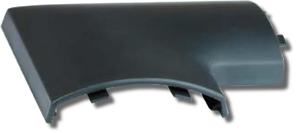 Угол плоский 75х17 APSP A, чёрный (01342) Угол плоский для напольного канала