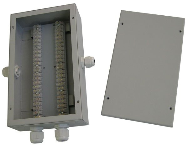 Барьер-КР (30 цепей, металл) Коробка распределительная с гермовводами