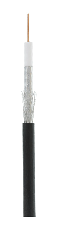 RG-6 CCS, Out, PE (EC-C2-32123B-BK-3) Кабель коаксиальный омедненный