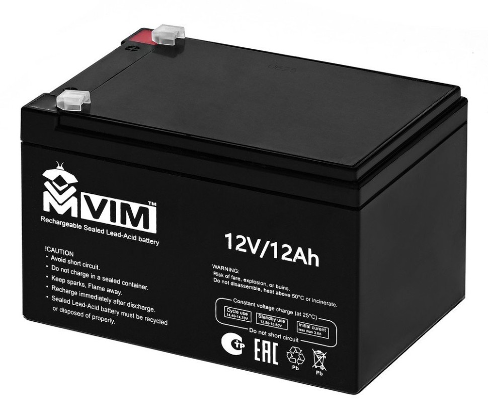 VM-BAT-12-12 Аккумулятор герметичный свинцово-кислотный