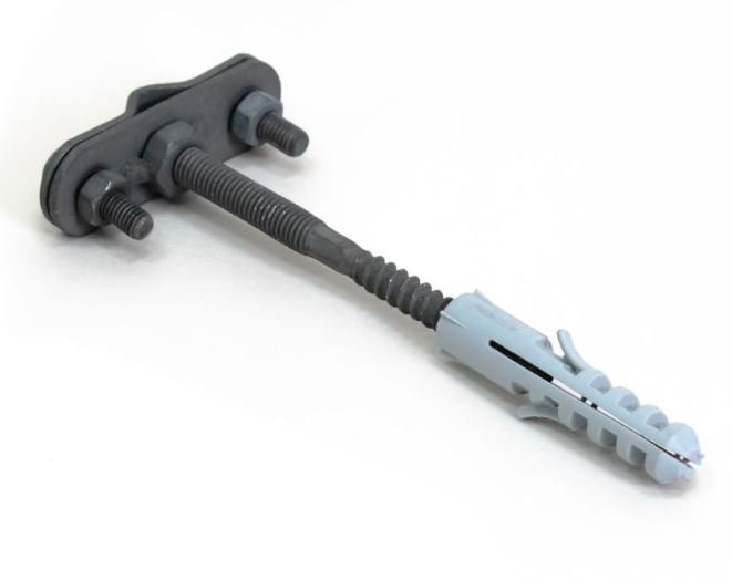 Крепление молниеприёмника к стене L120мм d16-20мм TDZ (PR08.26339) Крепление молниеприёмника к стене