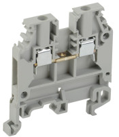 Зажим наборный ЗНИ-2,5мм2 (JXB24А) серый (YZN10-002-K03) Зажим наборный на DIN-рейку