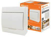 ЩРН-П-8модулей с белой крышкой, навесной, пластик IP41 TDM (SQ0903-0003) Бокс