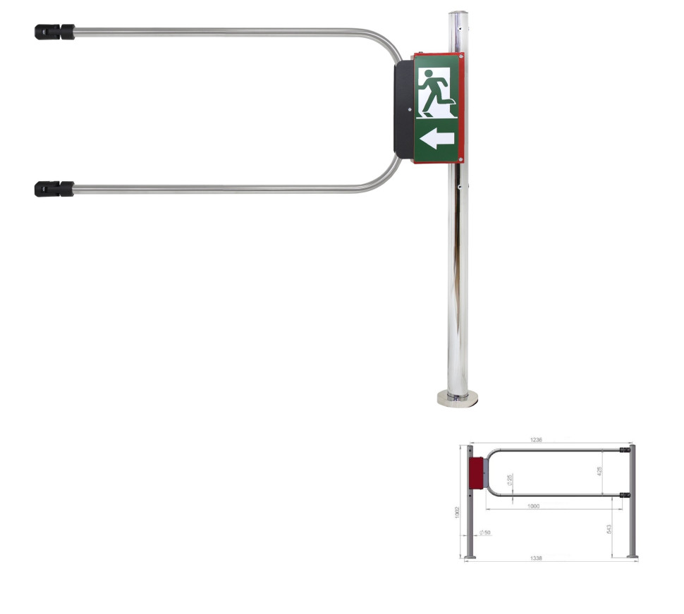 ST-GR010EC-SS Калитка