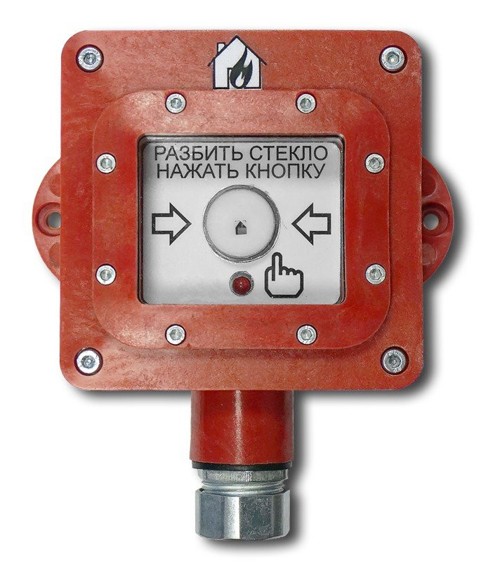 ВП-И-ПР (i) (PBExibIMbX 1ExibIICT6GbX) Извещатель пожарный ручной взрывозащищенный