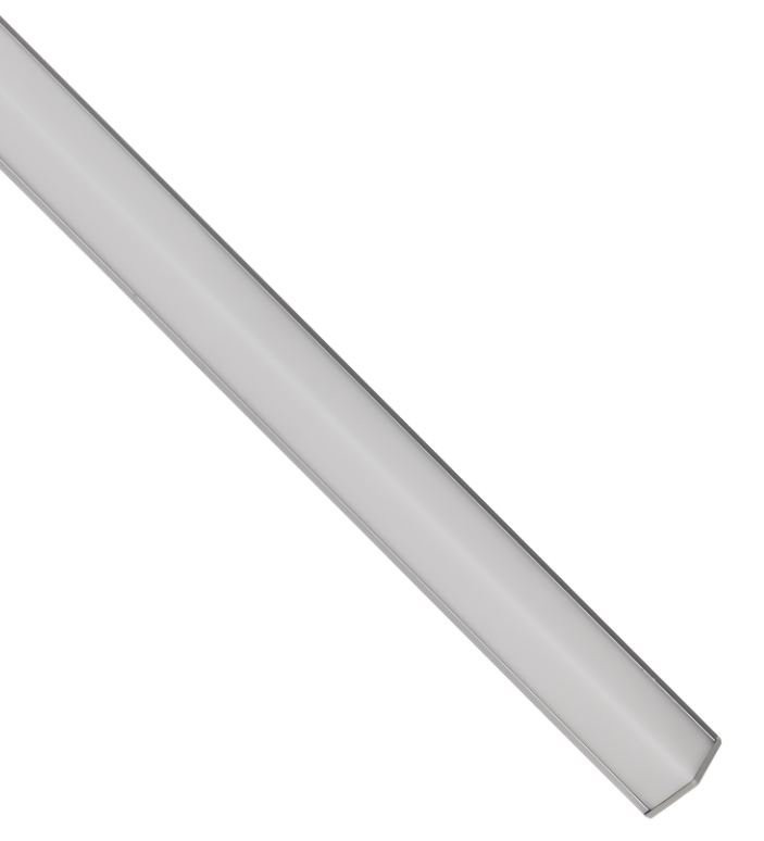 Профиль алюминиевый для LED ленты 1616 2м опал (LSADD1616-SET1-2-N5-1-12) Профиль алюминиевый для светодиодной ленты