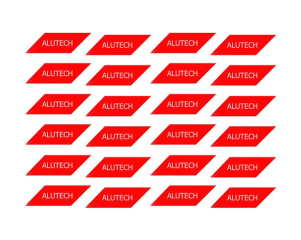 BVS.01 Комплект наклеек светоотражающих "ALUTECH" (24 шт.)