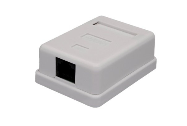 Компьютерная розетка 8P8C (RJ-45), UTP, 6, 1 порт (10-0355-1) Компьютерная розетка