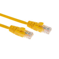 Патч-корд U/UTP, CAT 5e, RJ45-RJ45, 26AWG, LSZH, желтый, 0,5м REXANT (02-0105-05) Патч-корд UTP