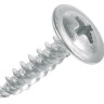 Саморез 4,2х32 с прессшайбой, острый, цинк (200 шт)(PR08.3647) Саморез с полусферической головкой и прессшайбой