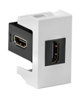 Розетка HDMI Viva 1 модуль белая (41018) Розетка HDMI