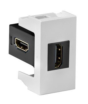 Розетка HDMI Viva 1 модуль белая (41018) Розетка HDMI