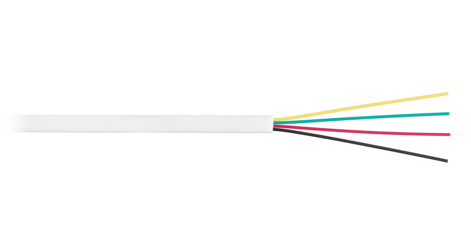 NIKOLAN, 4pair, Patch, In, PVC (NKL 2026A-WT) Шнур телефонный плоский