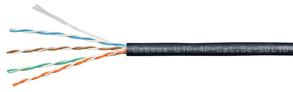 UTP-4P-Cat.5e-SOLID-OUT-PE-UV (11246c) Кабель «витая пара» (LAN) для структурированных систем связи