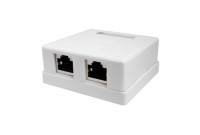 Компьютерная розетка 8P8C (RJ-45), FTP, 6, 2 порта (10-0353-1) Компьютерная розетка