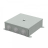Коробка металлическая серая 200х200х65 (70-0390-7035) Коробка металлическая