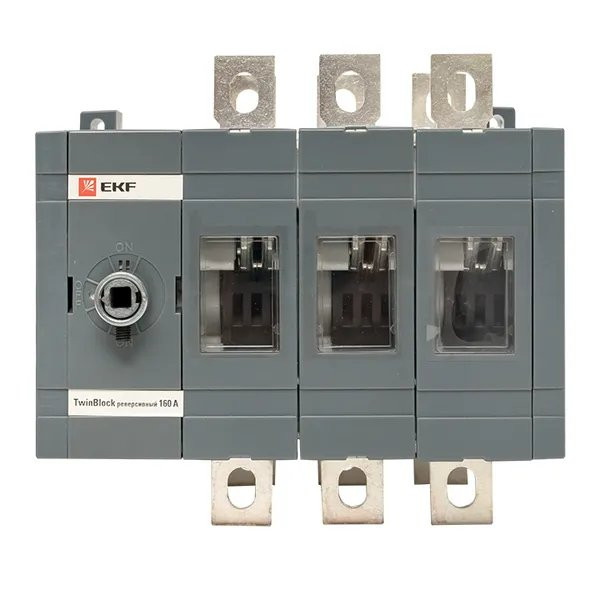 Рубильник 160A 3P реверсивный без рукоятки управления TwinBlock (tb-s-160-3p-rev) Рубильник