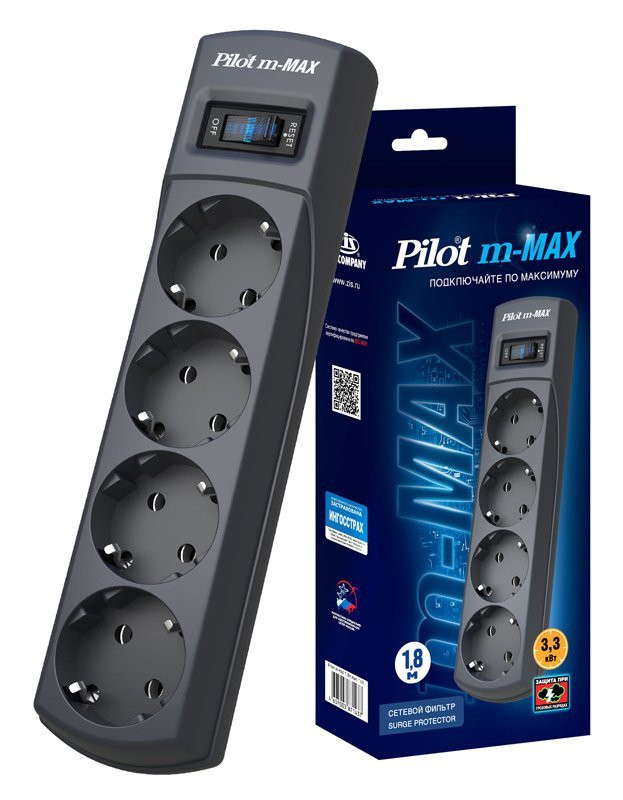 Pilot m-MAX 10м Сетевой фильтр