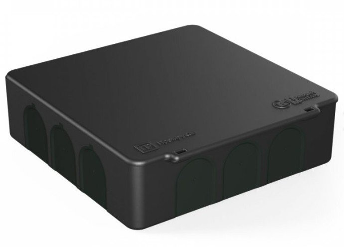 Коробка распределительная двухкомпонентная (HF) черная 100х100х30 (60-0302-9005) Коробка распределительная