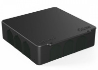 Коробка распределительная двухкомпонентная (HF) черная 100х100х30 (60-0302-9005) Коробка распределительная