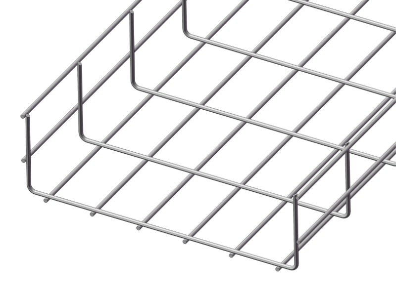 Лоток проволочный 400х80х3000 INOX (AISI 304) (PR08.33002) Проволочный лоток
