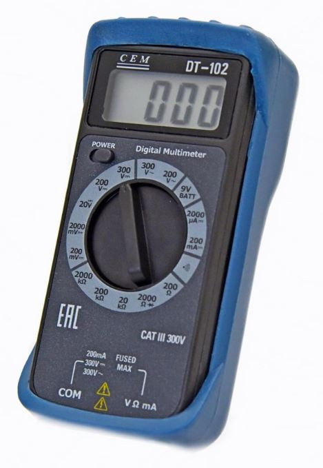DT-102 Мультиметр цифровой