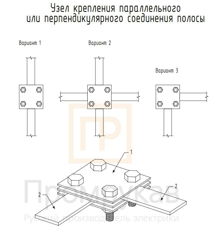 Зажим полоса-полоса TDZ (PR08.12731) Зажим полоса-полоса