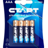 СТАРТ LR03-BL4 (1,5 В, AAA, LR03), упак. 4 шт. БЛИСТЕР Алкалиновые батарейки СТАРТ LR03-BL4 (1,5 В, AAA, LR03), упак. 4 шт. БЛИСТЕР Алкалиновые батарейки