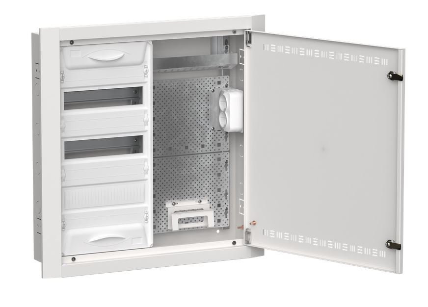 Корпус комбинированный встраиваемый TITAN 5 ЩРв-36 (2х36) 630х625х130 IP30 белый (TI5-51-V-2х036-30) Корпус металлический