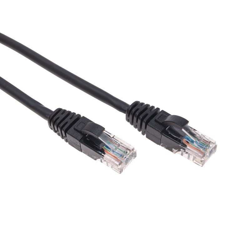 Патч-корд U/UTP, CAT 5e, RJ45-RJ45, 26AWG, LSZH, черный, 5м REXANT (02-0102-5) Патч-корд UTP