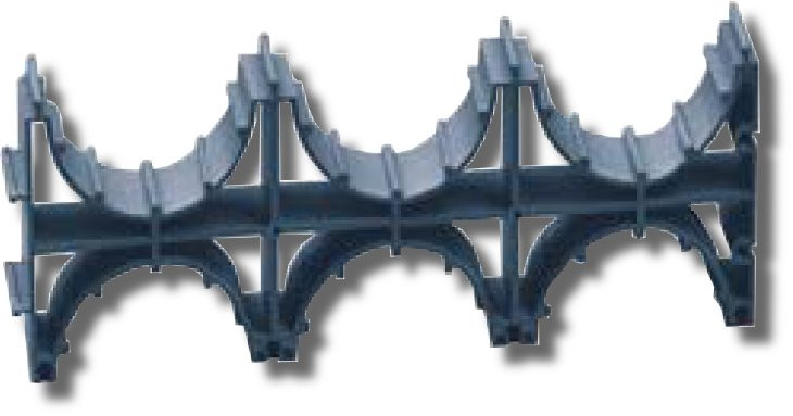 Держатель расстояния для двустенных труб D110, тройной (025113) Держатель расстояния для двустенных труб