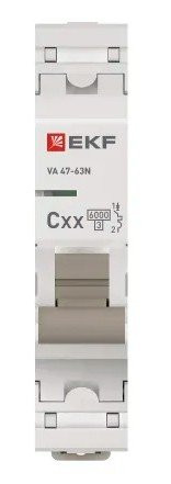 1P 2А (C) 6кА ВА 47-63N PROxima (M636102C) Автоматический выключатель