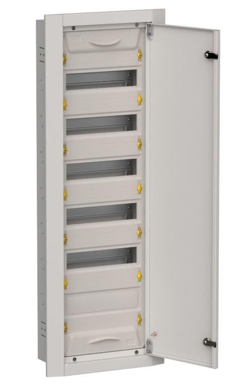 Корпус металлический встраиваемый TITAN 5 ЩРв-72 (1х72) 1005х365х130 IP31 одна дверь серый (TI5-50-V-072-31-7035) Корпус металлический