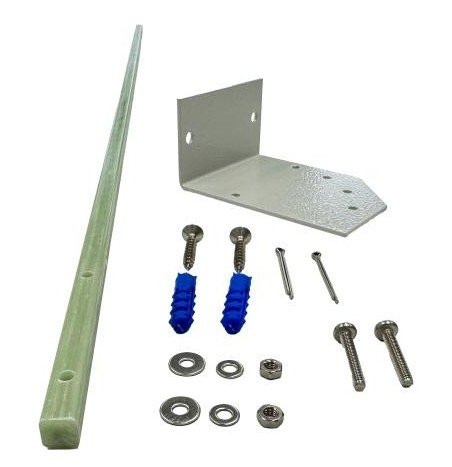 КМЧ-СТ1 Комплект монтажных частей для крепления проводов линейной части извещателя РЕЛЬЕФ "козырьковым" типом