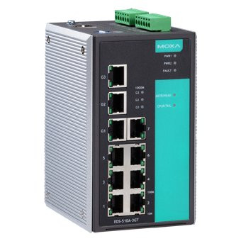 EDS-510A-3GT Управляемый коммутатор 7х10/100BaseTX, 3 x Gigabit "Витая пара"