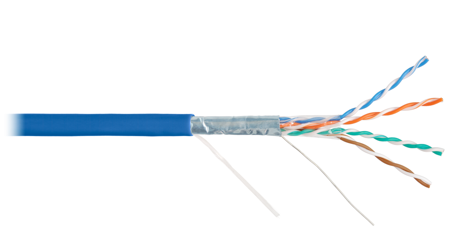 F/UTP 4pair, Cat5e, Solid, In, нг(А)-HF (NMC 4200C-BL) Кабель «витая пара» (LAN) для структурированных систем связи