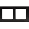 Стокгольм Рамка 4-местная металлическая черная (EZM-G-305-10) Рамка 4-местная