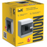 Корпус пластиковый UNION Compact ЩРН-П-4 IP41 черная прозрачная дверь (UIC-KP12-N-04-41-K01) Корпус пластиковый