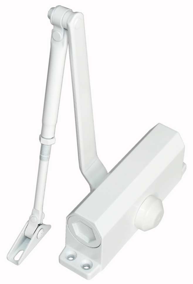 ST-DC004-WT Доводчик для дверей весом до 80 кг, двухскоростной