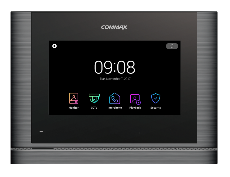 CDV-704MF/VZ (темное серебро) Монитор видеодомофона цветной
