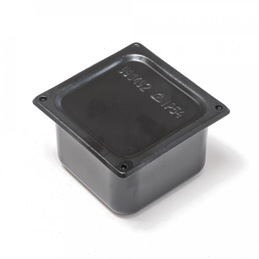 Коробка металлическая грунтованная без уплотнителя 110х110х80 мм (PR08.9803) Коробка металлическая