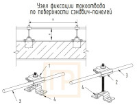 Держатель проводника на горизонтальных и вертикальных поверхностях L110мм TDZ (PR08.12697) Держатель проводника на горизонтальных и вертикальных поверхностях