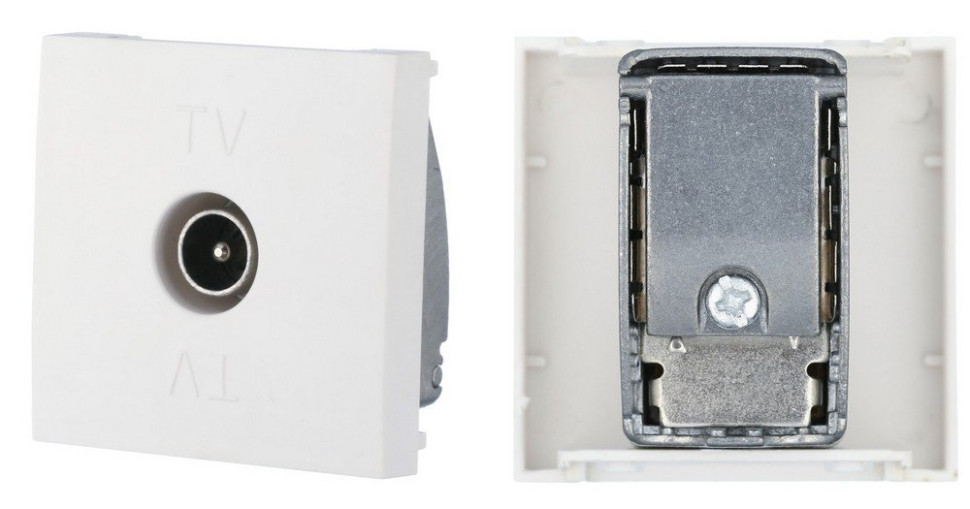 Розетка TV оконечная, белый LK45 (852104) Розетка TV