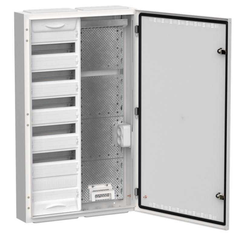 Корпус комбинированный TITAN 5 ЩРн-72 (2х72) 960х570х140 IP30 белый (TI5-51-N-2х072-30) Корпус металлический