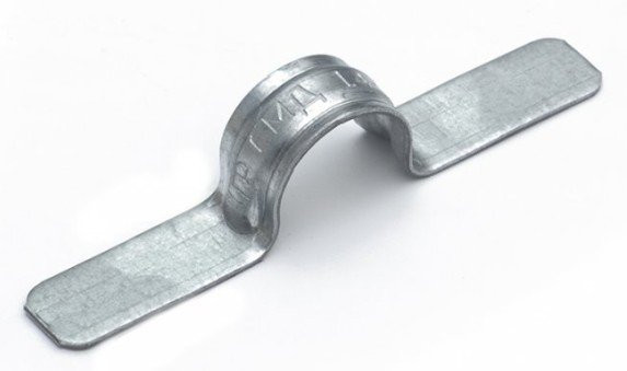 Скоба металлическая двухлапковая СМД 14-15 для монтажного пистолета (без отверстий) (100 шт) (PR13.1985) Скоба металлическая двухлапковая