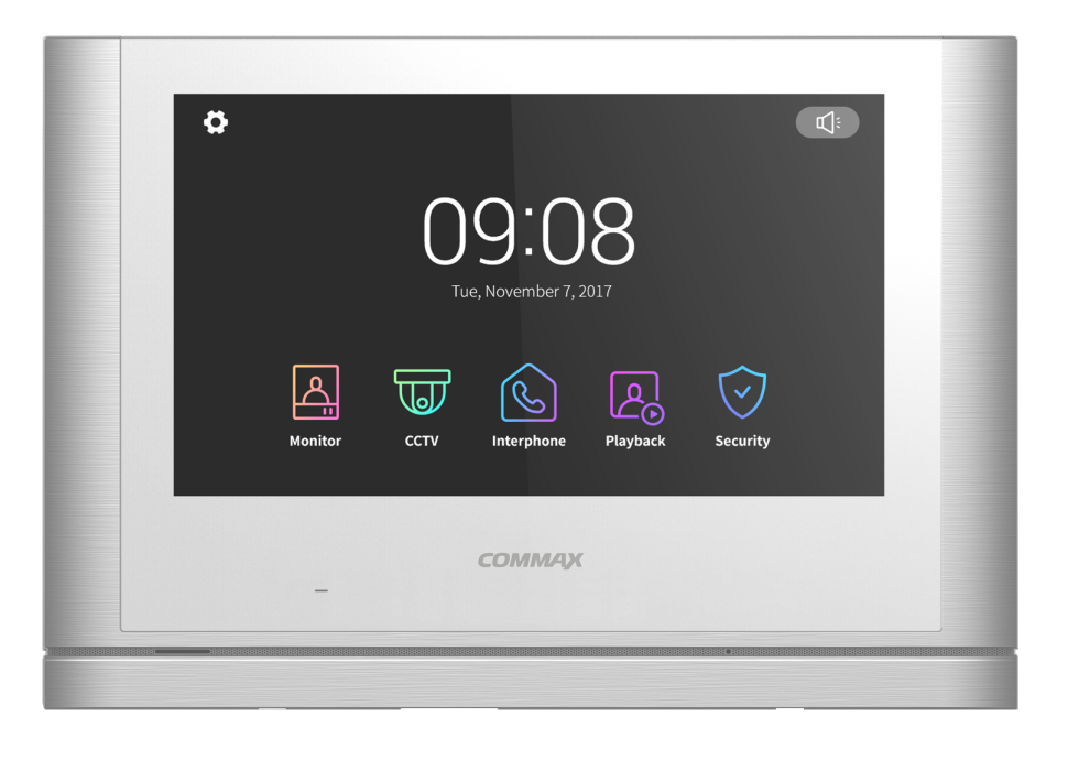 CDV-1024MA/VZ (белый) Монитор видеодомофона цветной